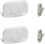 Roof Map Dome Light Cover Overhead Console Reading Lamp Lens White Led Blubs Housing Compatible with Dodge Ram 1500 2500 3500 4500 5500