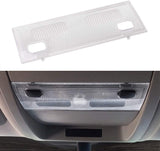 Overhead Console Ceiling Cab Dome Lights Cover Lens Clear Frosted Housing for 15911049 Compatible with Chevy Silverado 2007-2014, Pack of 1