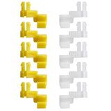 Tailgate Handle Door Lock Rod Clips Left Right Driver Passenger Side Yellow White 5mm Rod Size for 69293-12030 69293-12040 Compatible with Tundra Camry Celica Corolla Echo Highlander