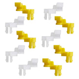 Tailgate Handle Door Lock Rod Clips Left Right Driver Passenger Side Yellow White 5mm Rod Size for 69293-12030 69293-12040 Compatible with Tundra Camry Celica Corolla Echo Highlander